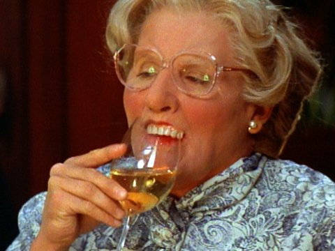 Mrs. Doubtfire teeth (bloody disgusting)