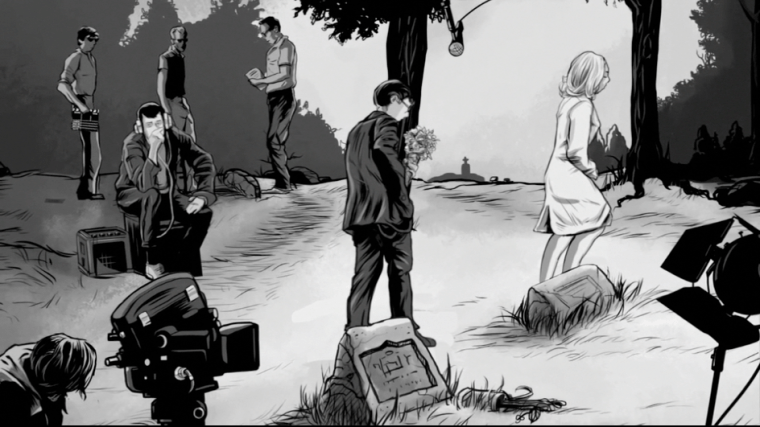 31. animation, pullback, characters moving