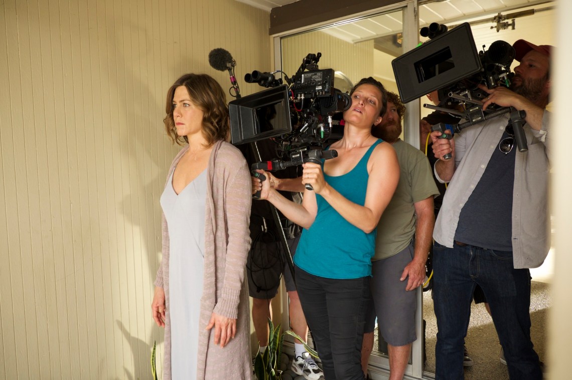 Cake movie behind the scenes, cake movie making of, rachel morrison cake