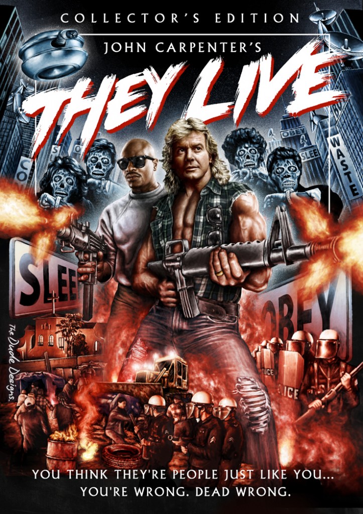 Tom Hodge They Live poster