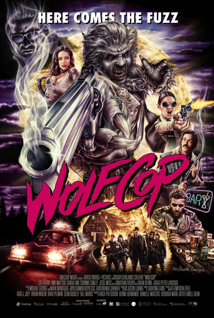 Tom Hodge WolfCop poster