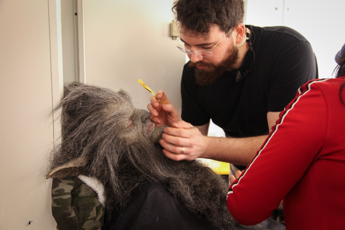 Another WolfCop make-up