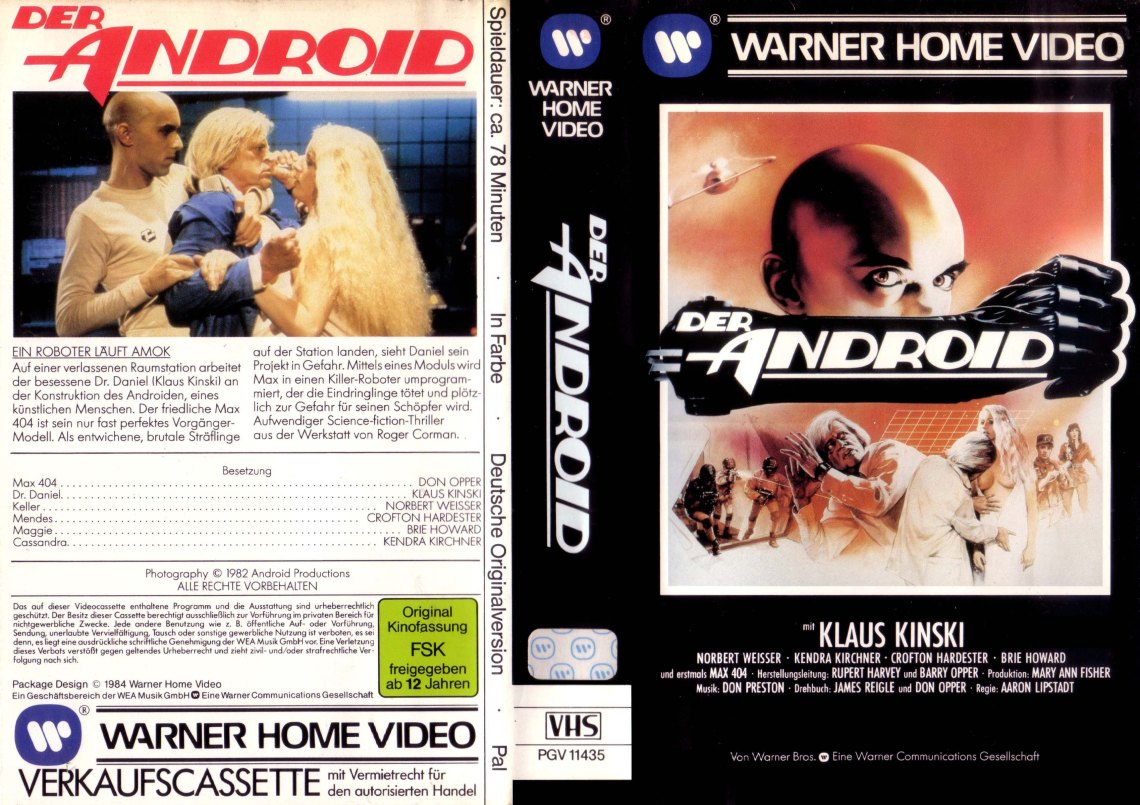 Android (1983) german vhs