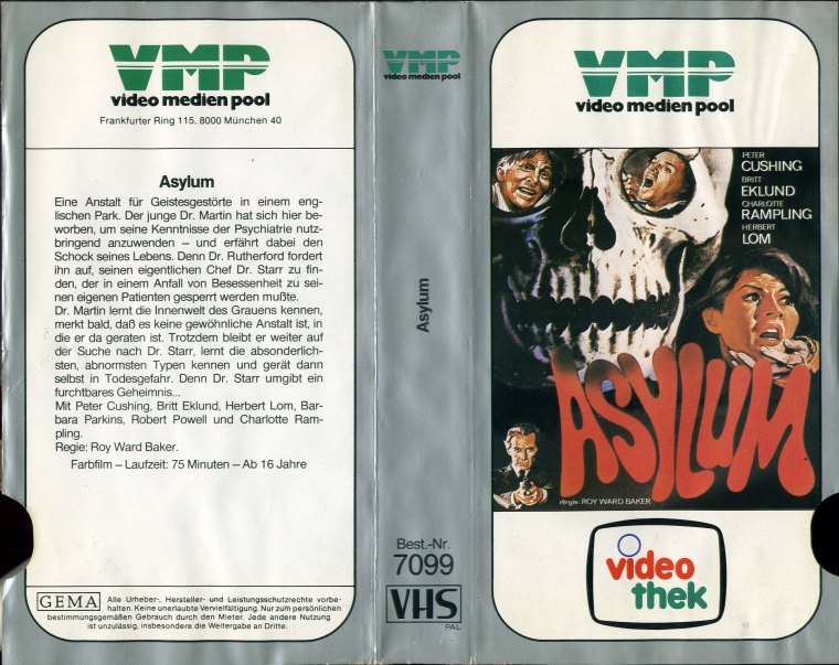 Asylum (1972) german vhs