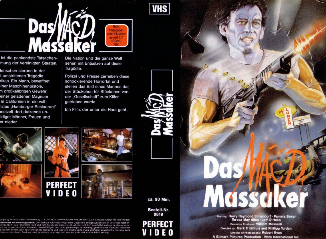 Bloody Wednesday (1987) german vhs cover by Chriss Heiss