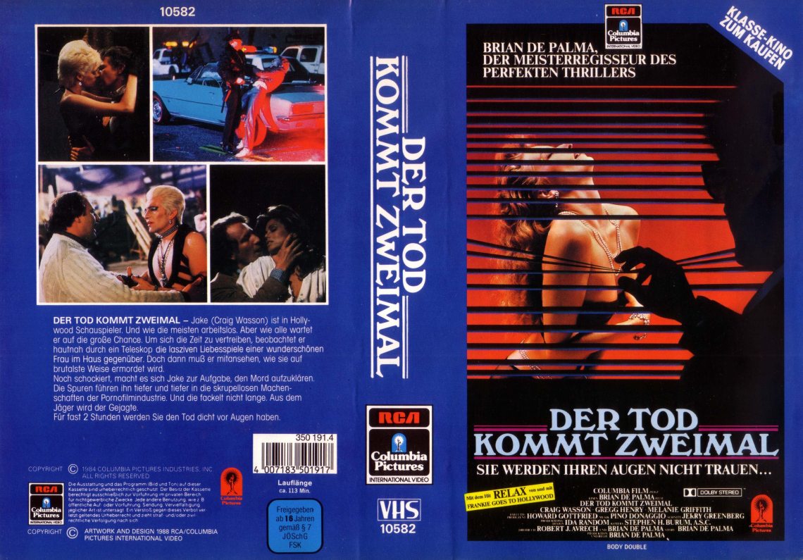 Body Double (1984) german vhs