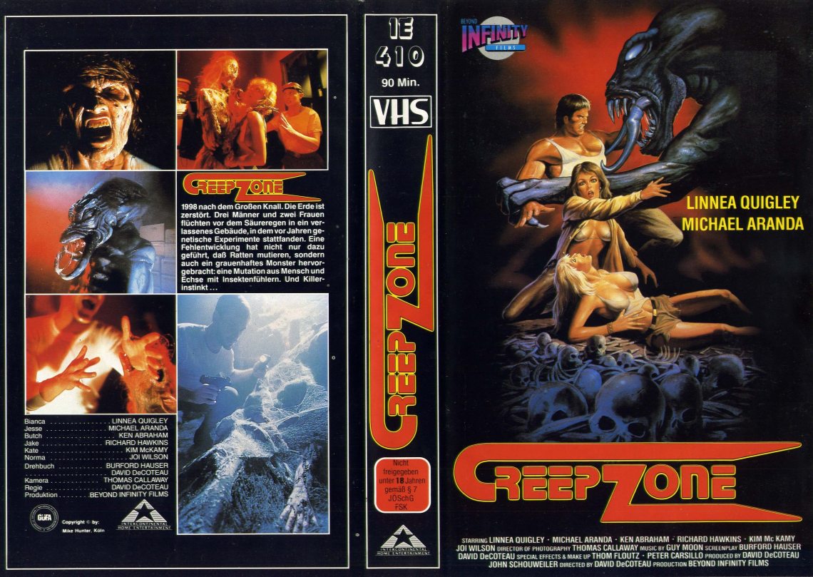 Creepozoids (1987) german vhs