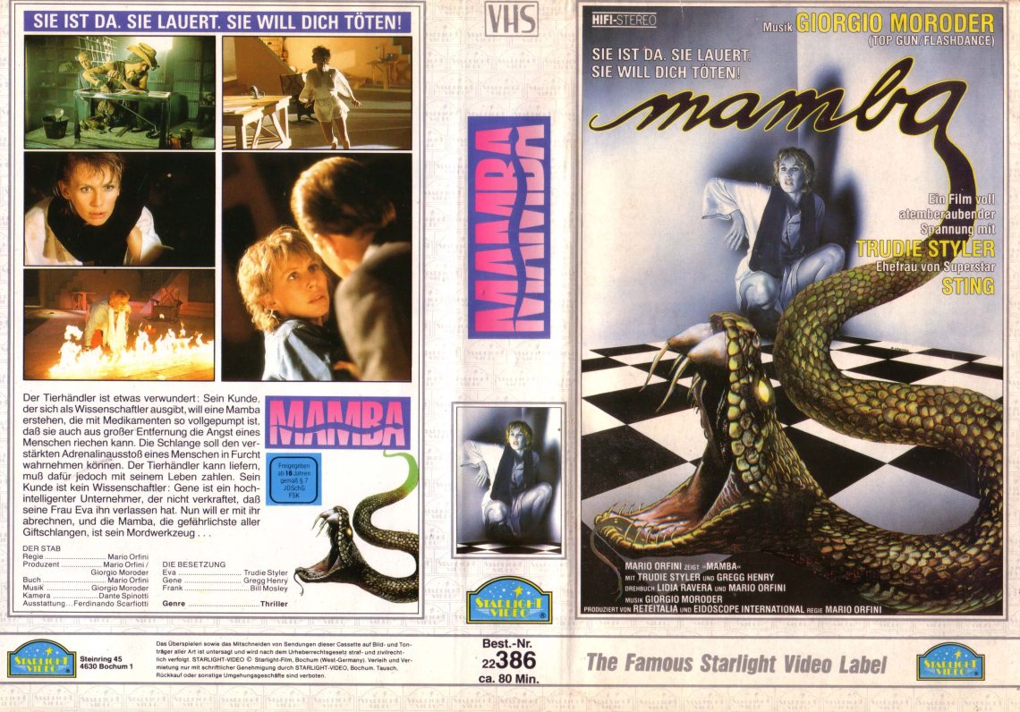 Fair Game (1988) german vhs cover by Renato Casaro