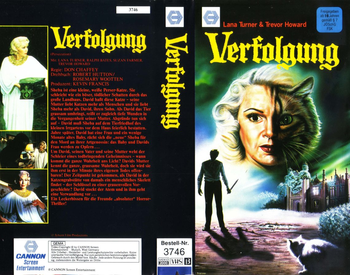 Persecution (1974) german vhs cover by Michael Knepper