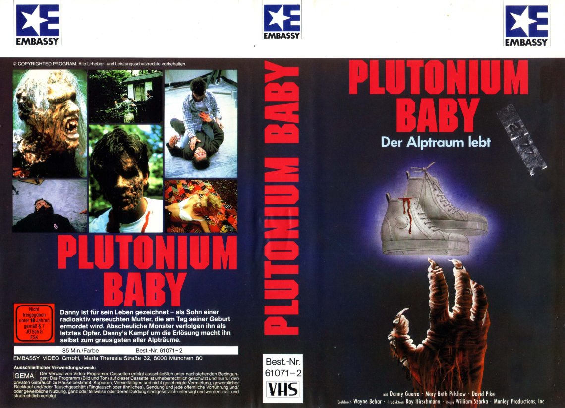 Plutonium Baby (1987) german vhs