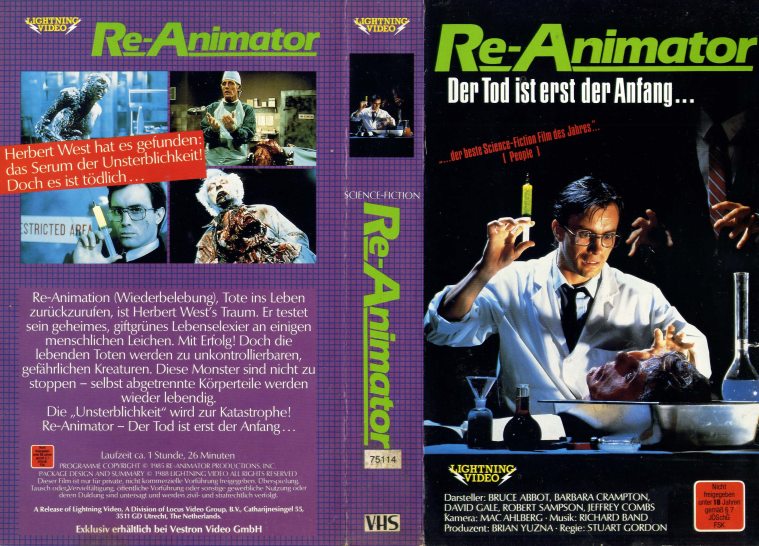 Re-Animator (1985) german vhs