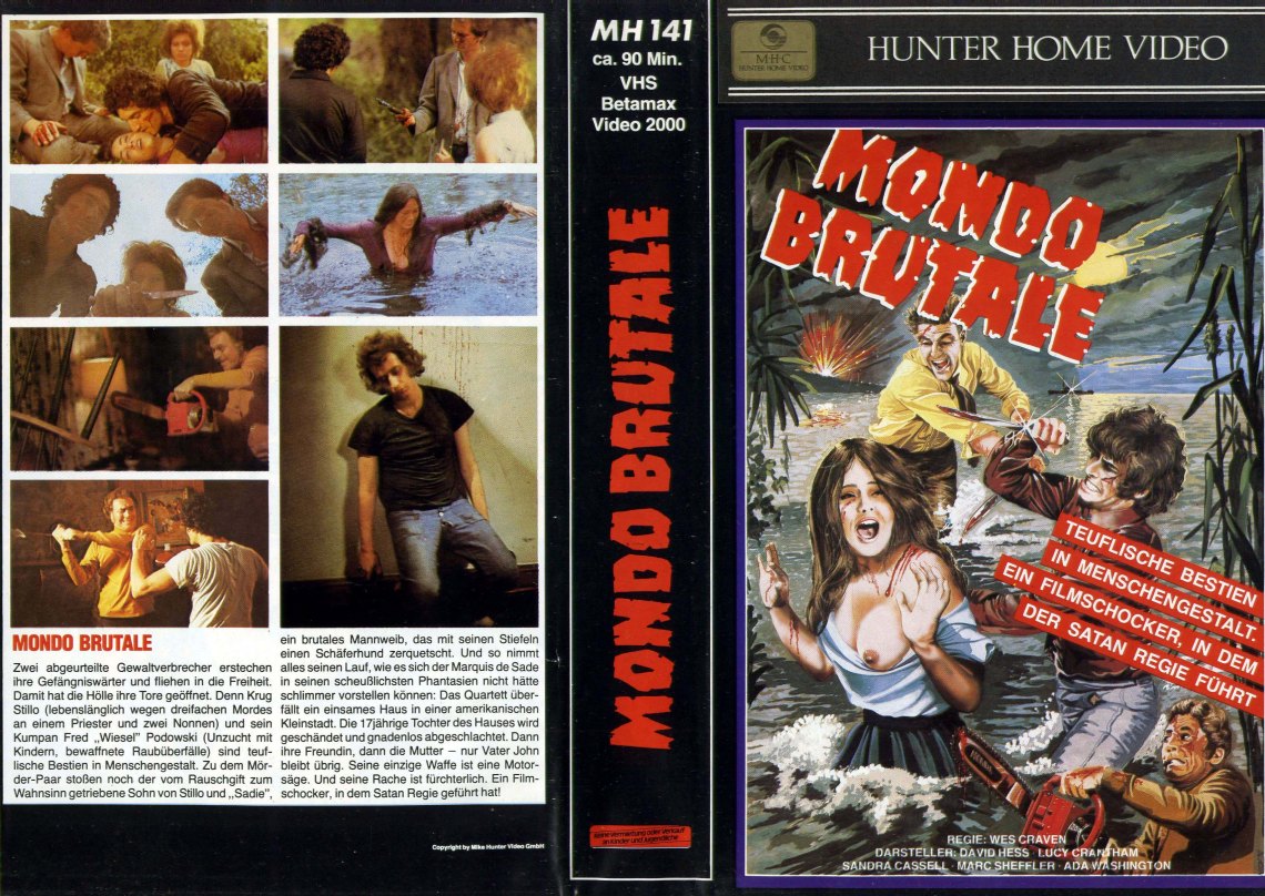 The Last House on the Left (1972) german vhs