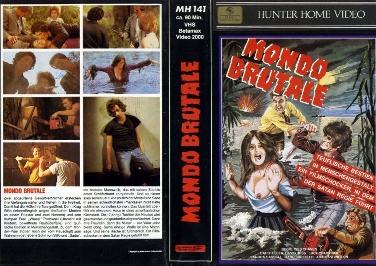 The Last House on the Left (1972) german vhs