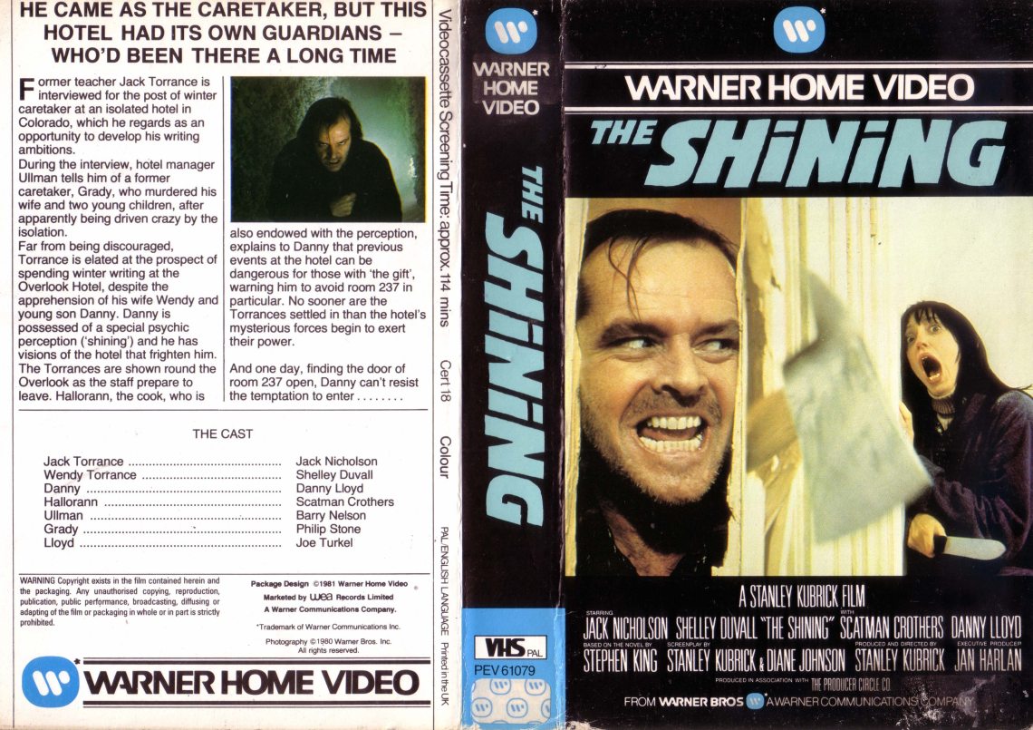 The Shining (1980) german vhs