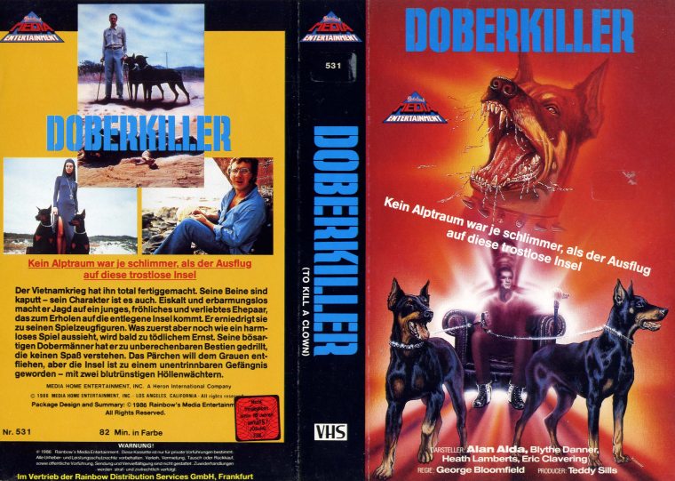 To Kill a Clown (1972) german vhs cover by Michael Knepper