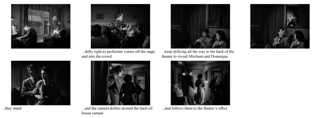 A performer entertains on stage at a hotel while an audience watches.